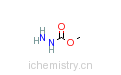 CAS:6294-89-9_肼基甲酸甲酯的分子结构