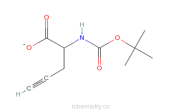 CAS:63039-48-5_Boc-L-炔丙基甘氨酸的分子结构