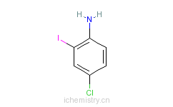CAS:63069-48-7_2-碘-4-氯苯胺的分子结构