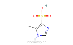CAS:6307-14-8_5-甲基咪唑-4-磺酸的分子结构