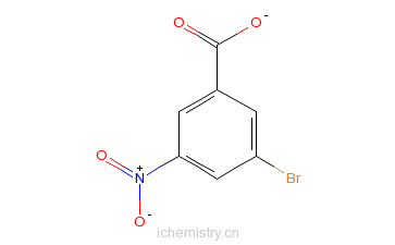 CAS:6307-83-1_3-溴-5-硝基苯甲酸的分子结构