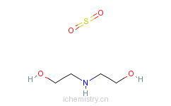 CAS:63149-47-3_二乙醇胺与二氧化硫的化合物的分子结构