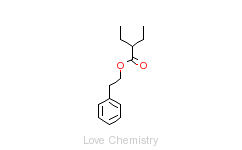 CAS:6315-04-4_2-һ-2-ӢƣButanoicacid,2-ethyl-,2-phenylethylesterķӽṹ