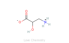 CAS:632-11-1_(R)-异丝氨酸的分子结构