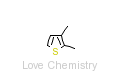 CAS:632-16-6_2,3-二甲基噻吩的分子结构