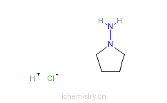 CAS:63234-71-9_1-氨基吡咯烷盐酸盐的分子结构