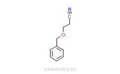 CAS:6328-48-9_3-苄氧基丙腈的分子结构