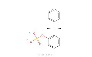 CAS:63302-98-7_(1-甲基-1-苯基乙基)苯酚磷酸酯的分子结构