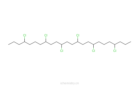 CAS:63449-39-8_氯化石蜡的分子结构