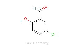 CAS:635-93-8_5-氯代水杨醛的分子结构