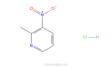 CAS:63585-69-3_2-甲基-3-硝基吡啶盐酸盐的分子结构