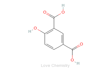 CAS:636-46-4_4-羟基间苯二甲酸的分子结构