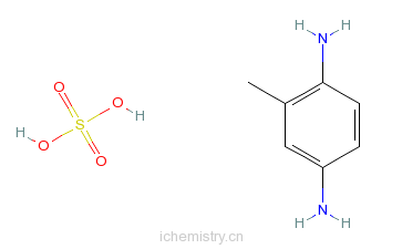 CAS:6369-59-1_2-甲基对苯二胺硫酸盐的分子结构