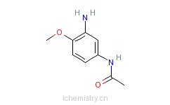 CAS:6375-47-9_3-氨基-4-甲氧基乙酰苯胺的分子结构
