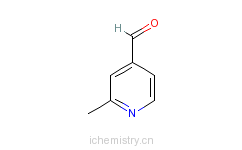 CAS:63875-01-4_2-甲基-4-吡啶甲醛的分子结构