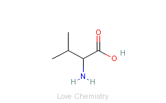 CAS:640-68-6_D-缬氨酸的分子结构