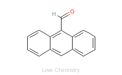 CAS:642-31-9_9-蒽甲醛的分子结构
