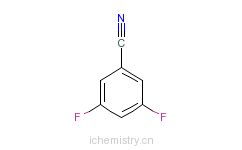 CAS:64248-63-1_3,5-二氟苯甲腈的分子结构