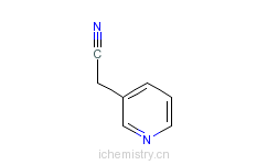 CAS:6443-85-2_3-吡啶乙腈的分子结构
