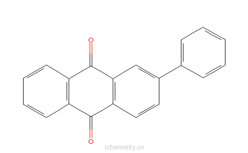 CAS:6485-97-8_2-苯基蒽醌的分子结构