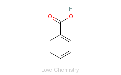 CAS:65-85-0_苯甲酸的分子结构