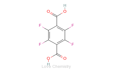 CAS:652-36-8_2,3,5,6-四氟对苯二甲酸的分子结构