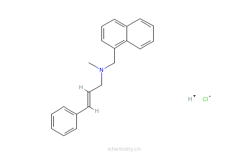 CAS:65473-14-5_盐酸萘替芬的分子结构