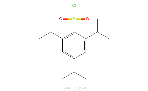 CAS:6553-96-4_2,4,6-三异丙基苯磺酰氯的分子结构