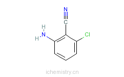 CAS:6575-11-7_2-氨基-6-氯苯甲腈的分子结构