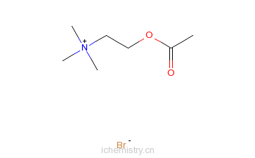 CAS:66-23-9_乙酰溴化胆碱的分子结构