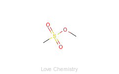 CAS:66-27-3_甲磺酸甲酯的分子结构