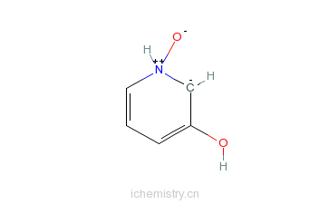 CAS:6602-28-4_3-羟基吡啶-N-氧化物的分子结构