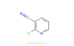 CAS:6602-54-6_2-氯-3-氰基吡啶的分子结构