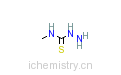 CAS:6610-29-3_4-甲基氨基硫脲的分子结构