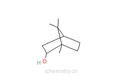 CAS:6627-72-1_DL-2-冰片的分子结构