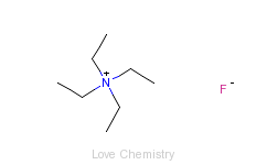 CAS:665-46-3_四乙基氟化铵(二水)的分子结构