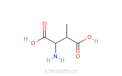 CAS:6667-60-3_3-甲基天门冬氨酸的分子结构