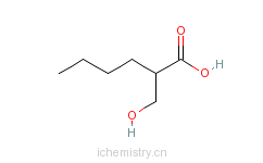 CAS:668485-40-3_(R)-2-羟甲基己酸的分子结构