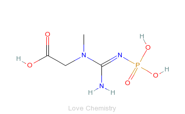 CAS:67-07-2_磷酸肌酸的分子结构