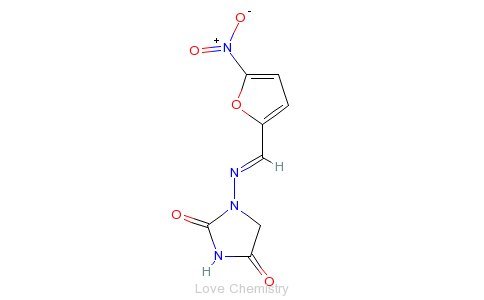 CAS:67-20-9_硝基呋喃妥因的分子结构