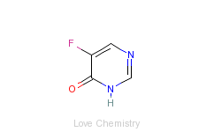 CAS:671-35-2_5-氟-3H-嘧啶-4-酮的分子结构