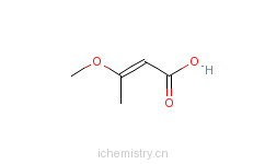 CAS:67107-76-0_3-甲氧基丁烯酸的分子结构
