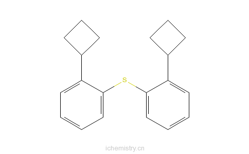 CAS:67132-84-7_环丁基苯基硫化物的分子结构
