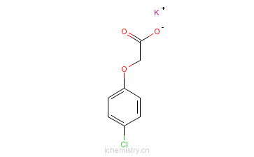 CAS:67433-96-9_4-氯苯氧乙酸钾的分子结构