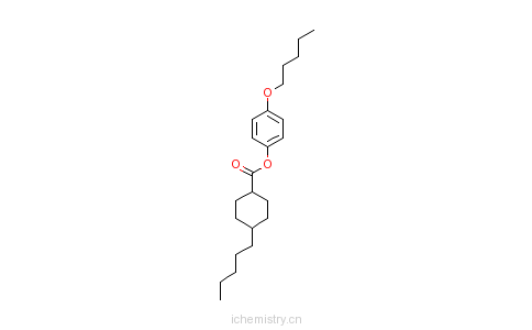 CAS:67679-66-7_反4-戊基环己基甲酸-4-戊氧基苯基酯的分子结构