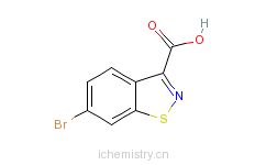 CAS:677304-75-5_6-溴-1,2-苯并异噻唑-3-甲酸的分子结构