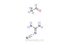 CAS:67786-29-2_氰基胍、甲醛的聚合物铵盐的分子结构