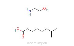 CAS:67801-50-7_异壬酸与氨基乙醇的化合物的分子结构