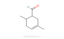 CAS:67801-65-4_3,6-׻-3-ϩ-1-ȩӢƣ3,6-dimethyl-3-Cyclohexene-1-carboxaldehydeķӽṹ