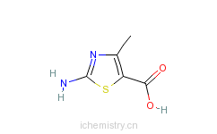 CAS:67899-00-7_2-氨基-4-甲基噻唑-5-羧酸的分子结构